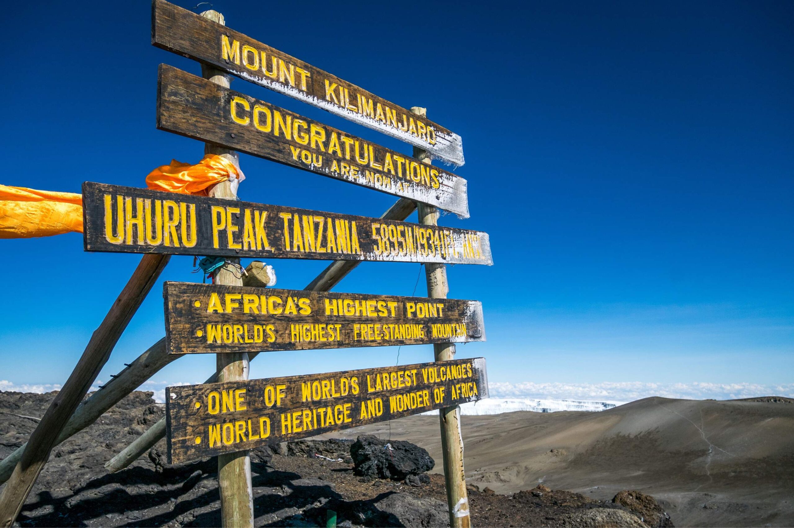 Machame ruten (6/7) | Barafu Camp (4.645 m) - Uhuru Peak (5.895 m) - Millenium Camp (3.820 m)