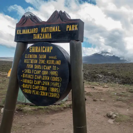 Machame Route (2/6) | Machame Camp (2.835 m) til Shira Camp (3.839 m)