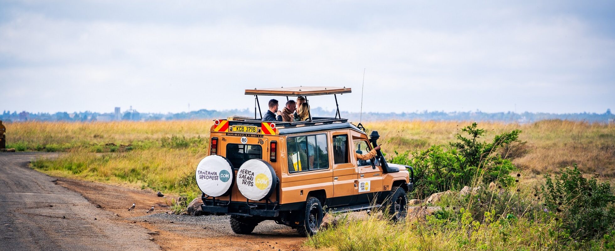 Safarijeep i Tanzania