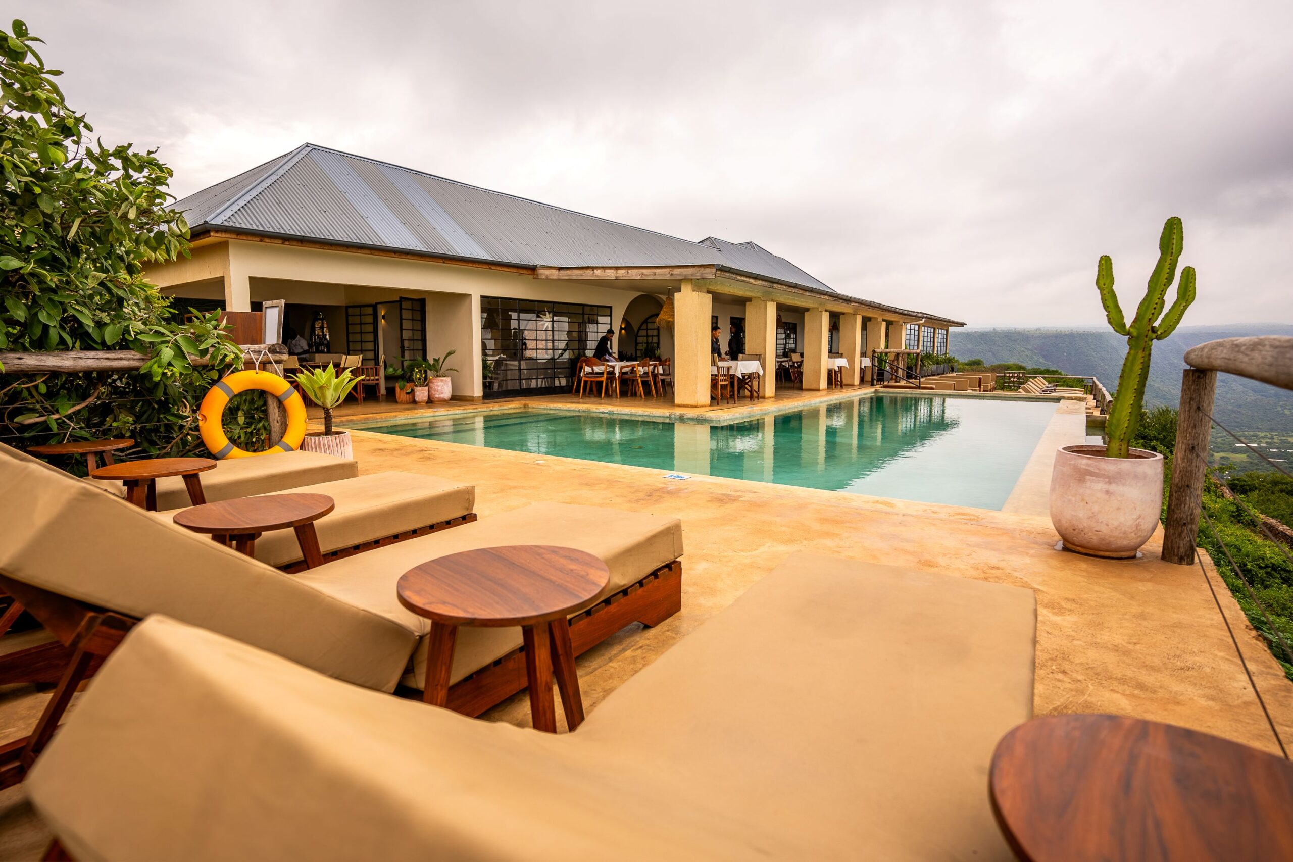 Afslappende dag på Manyara Best View Lodge