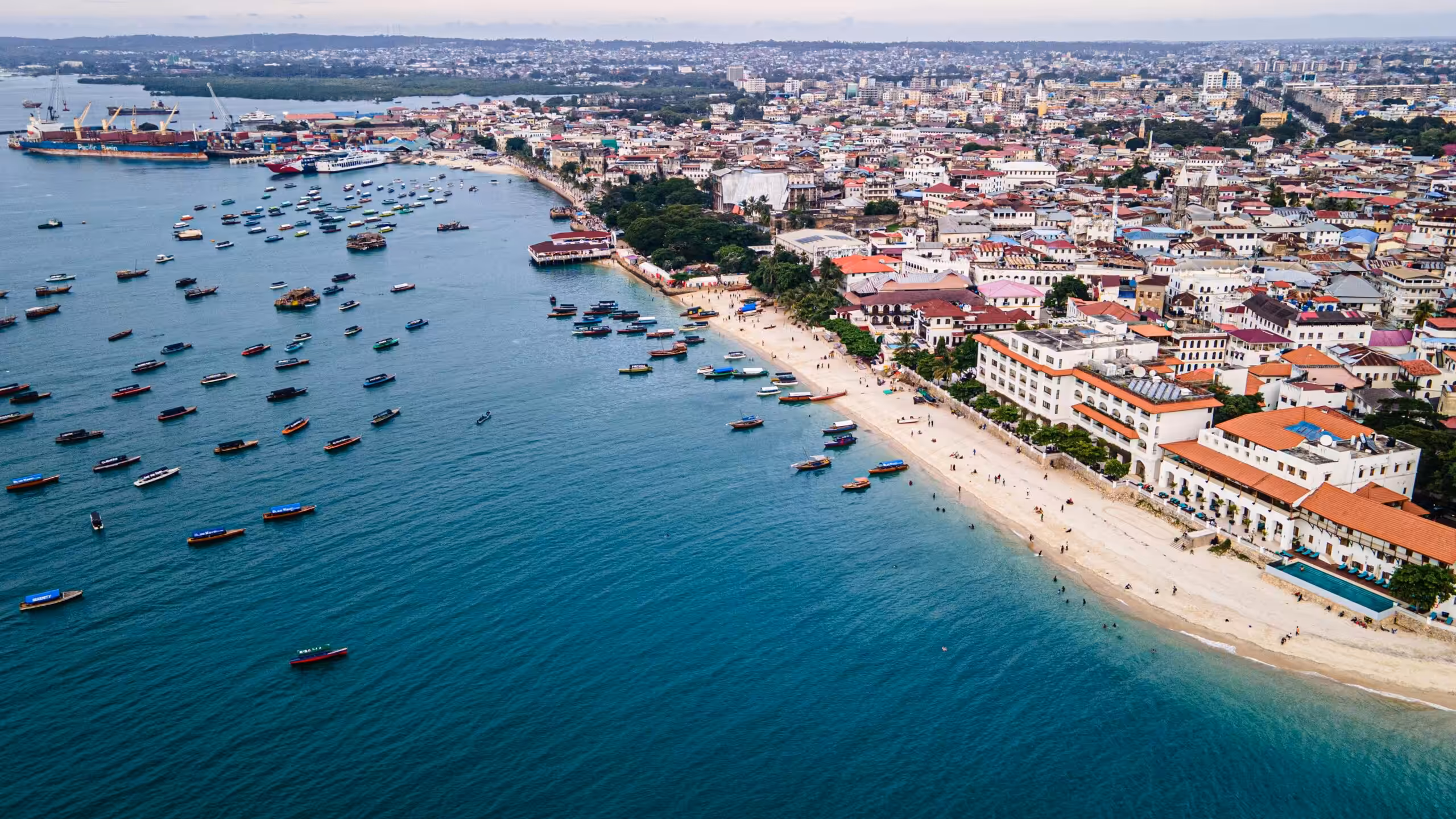Ankomst på Zanzibar