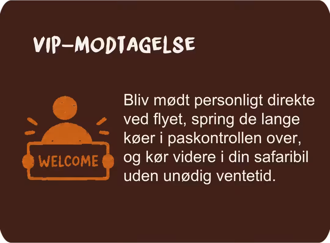 VIP-modtagelse